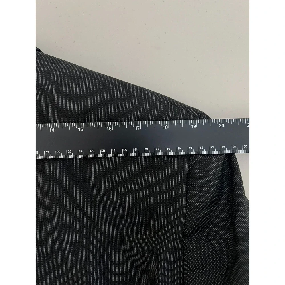 Marc Ecko 42L Black Suit Jacket Sport Coat Blazer Formal